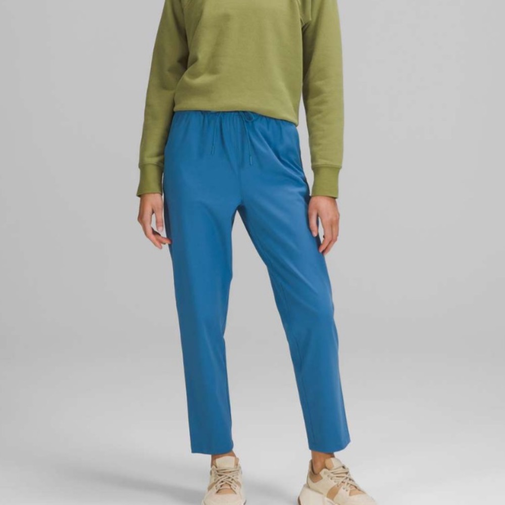 Lululemon Stretch High Rise Pants 7/8 Soft Denim